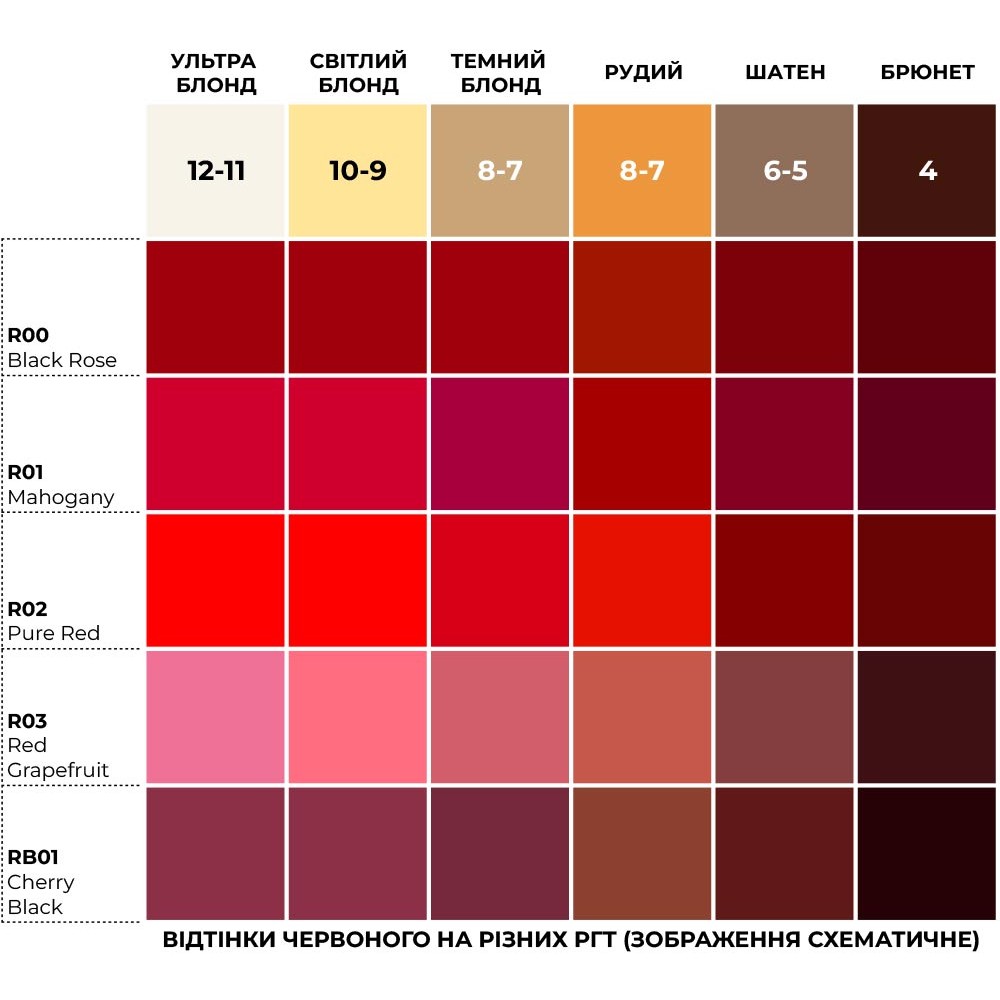 Anthocyanin R01 Mahogany | Яркая стойкая вишнево-красная краска для ...